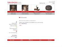 Tablet Screenshot of folkcollection.com